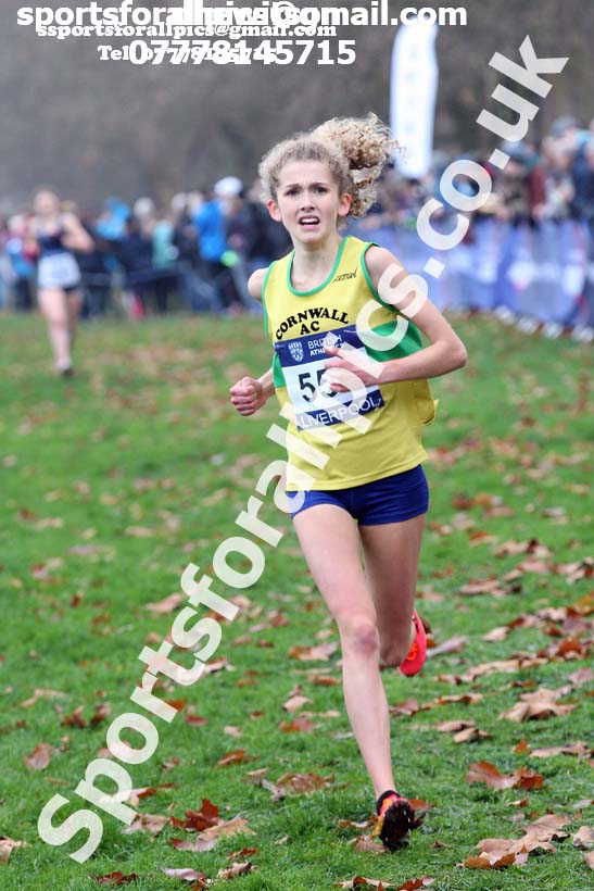 Womens under-17s and junior British Athletics Liverpool Cross Challenge, Sefton Park, Liverpool. Photo:  David T. Hewitson/Sports for All Pics